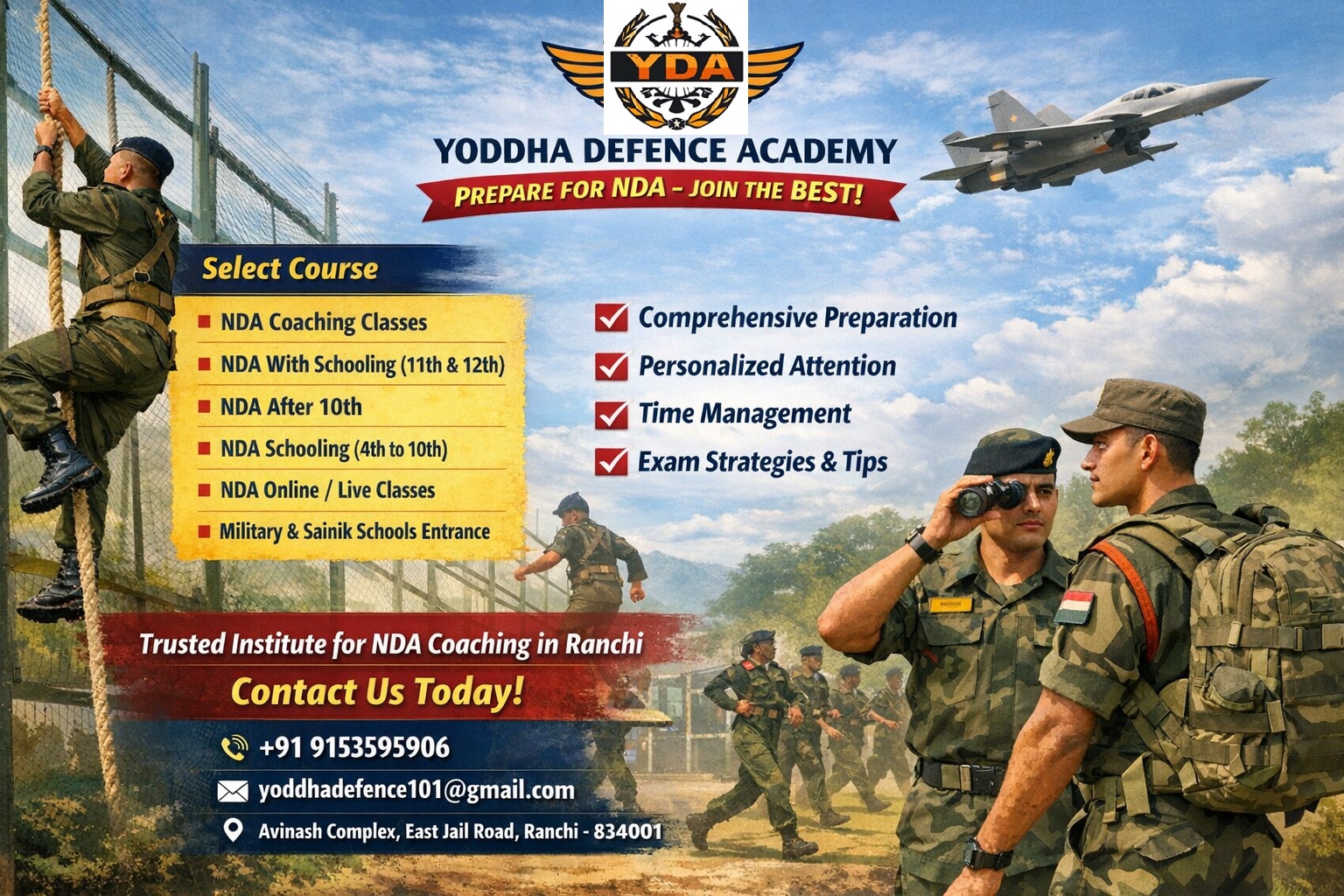 nda coaching in ranchi